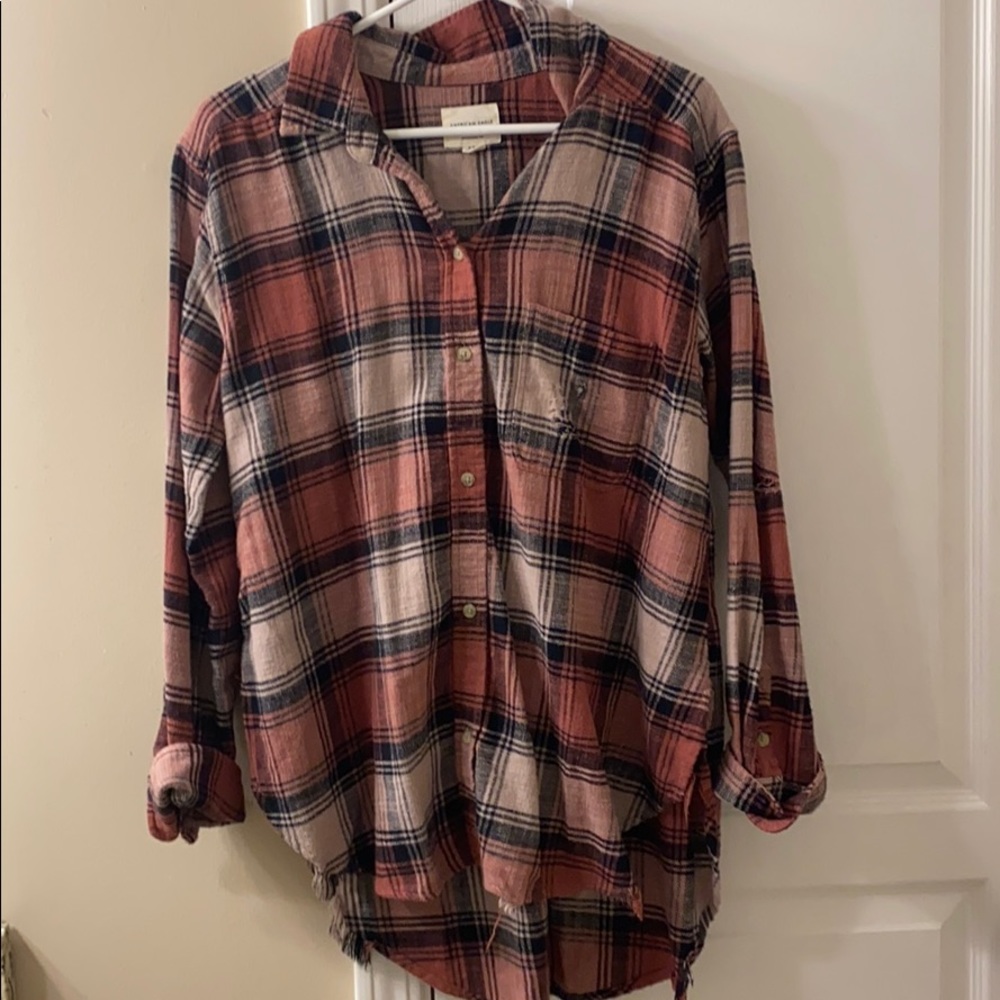 American Eagle oversized flannel